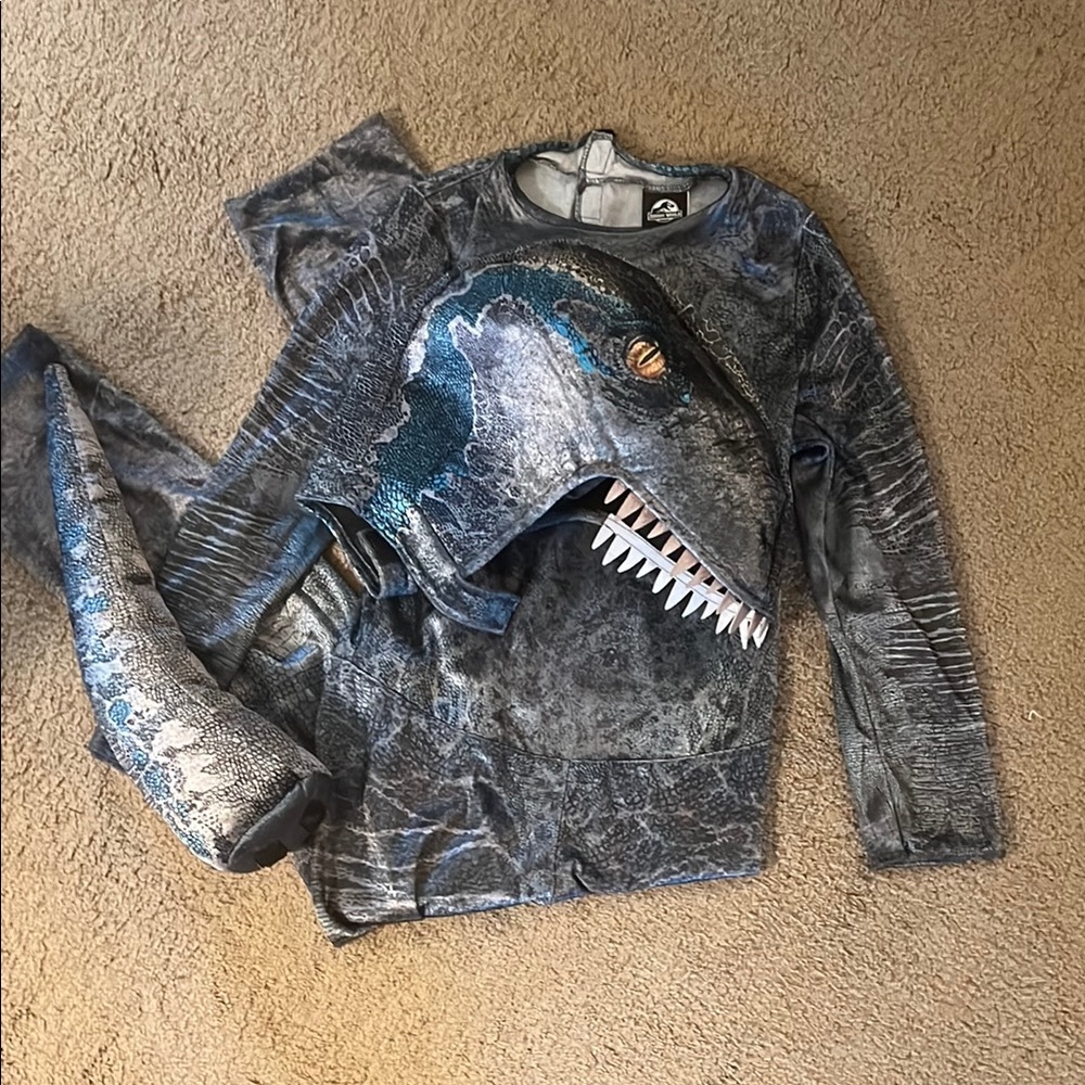 Jurassic World’s Blue Dinosaur Costume - Blue and Gray